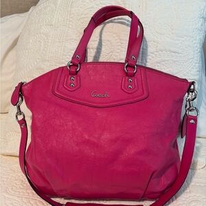 Coach Pink Tote Bag